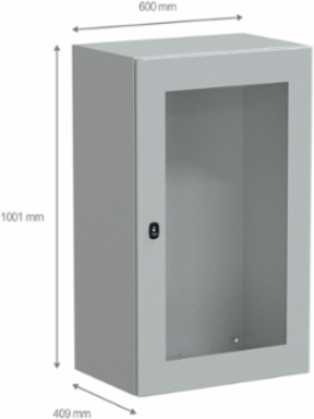 Wall Mounted Steel Enclosure 1000x600x400mm IP66 IK08