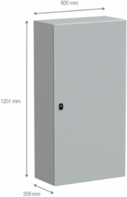 Wall Mounted Steel Enclosure 1200x600x300mm IP66 IK10