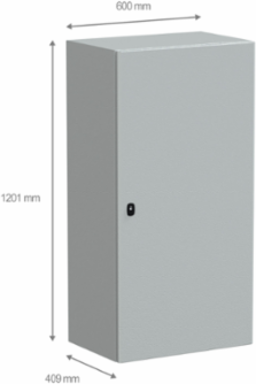 Wall Mounted Steel Enclosure 1200x600x400mm, IP66, IK10, 52kg