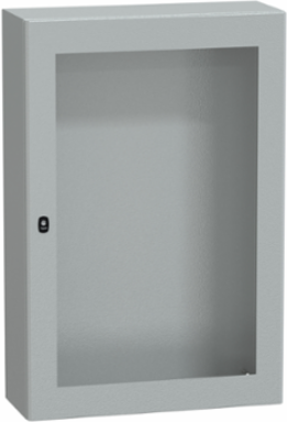 Wall Mounted Steel Enclosure, 1200x800x300mm, IP66, IK08, Glass Door
