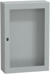Wall Mounted Steel Enclosure, 1200x800x300mm, IP66, IK08, Glass Door