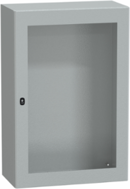 PanelSeT S3D 1200x800x400 mm Steel Enclosure, IP66, IK08, Glass Door