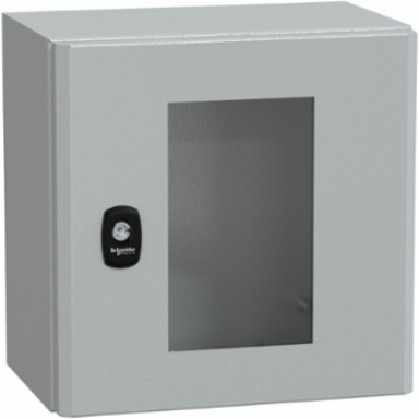 PanelSeT S3D Wall Mounted Steel Enclosure, 300x300x200mm, IP66, IK08