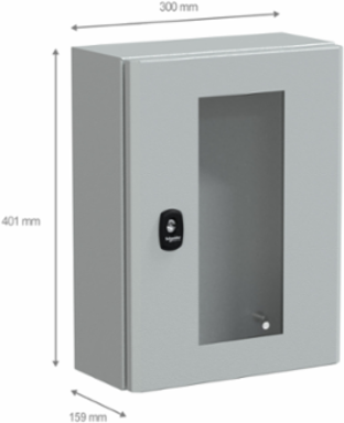 PanelSeT S3D Steel Enclosure 400x300x150mm IP66 IK08