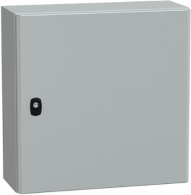Wall Mounted Steel Enclosure, 500x500x200mm, IP66, IK10, Weight 13kg
