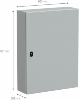 Wall Mounted Steel Enclosure 800x600x200mm, IP66, IK10