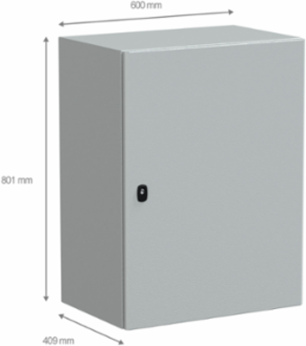 Wall Mounted Steel Enclosure, 800x600x400mm, IP66, IK10