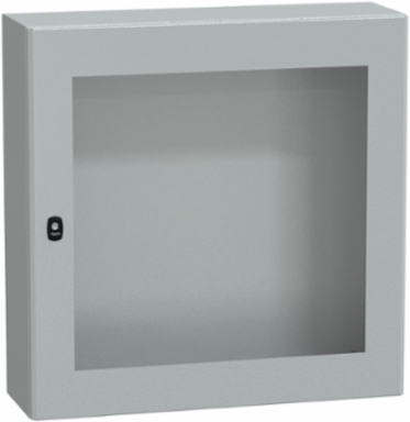 PanelSeT S3D Steel Enclosure, 800x800x250mm, IP66, IK08, Glass Door