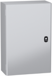 Wall mounted steel enclosure, PanelSeT S3DC, plain door, without plain chassis, 600x500x200mm, IP66, IK10