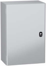 Wall mounted steel enclosure, PanelSeT S3DC, plain door, without plain chassis, 600x500x250mm, IP66, IK10