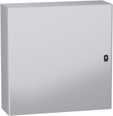 Wall Mounted Steel Enclosure, 800x800x250mm, IP66, IK10, Grit 60