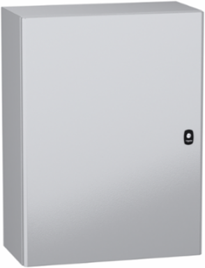 Wall mounted steel enclosure, PanelSeT S3DC, plain door, without plain chassis, 900x900x300mm, IP66, IK10