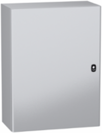 Wall mounted steel enclosure, PanelSeT S3DC, plain door, without plain chassis, 900x900x300mm, IP66, IK10