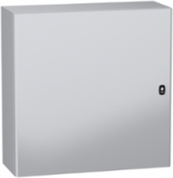 Wall mounted steel enclosure, PanelSeT S3DC, plain door, without plain chassis, 900x900x300mm, IP66, IK10