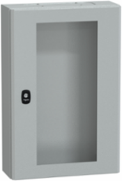 Compact Enclosure 600x400x150 mm IP66 IK08 Security Glass Door