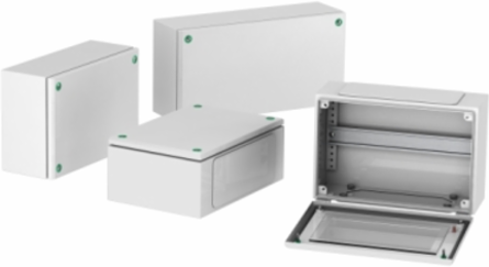 Industrial Metal Box 150x200x80 mm IP66 IK10 Polyester Finish