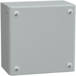 Metal Industrial Box 200x200x120 mm IP66 IK10 Gray RAL 7035
