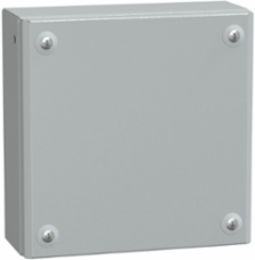 Metal Industrial Box 200x200x80 mm IP66 IK10 RAL 7035