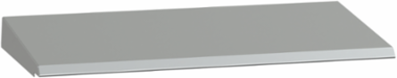 Stainless canopy 304L for Spacial SM, Scotch Brite® finish, for enclosures W800xD400 mm