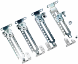 Set of 4 Treated Steel Step Slides, 400 mm, 0.87 kg