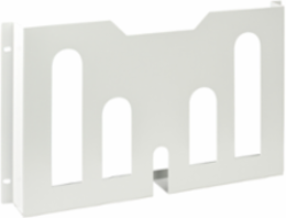 Document Pocket, 800 mm Width, Adjustable Height, Steel, Grey RAL 7035