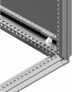 Door-Centering Caster, 60 kg Load, Fixing Elements for PanelSeT Enclosures