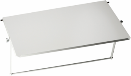 Folding Support Tray 500 mm Wide, 30 kg Load Capacity, Adjustable Height