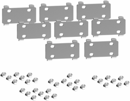 Coupling Kit for 19 Inch Rack Enclosures, IP55, Zinc Coated, 345 mm Width