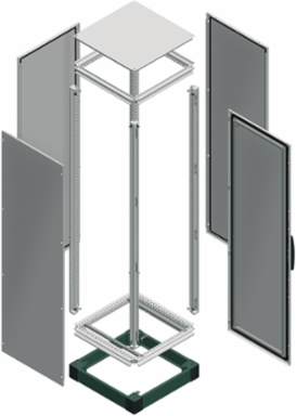 Spacial SF Double Plain Doors 2000x1600 mm, Grey RAL 7035