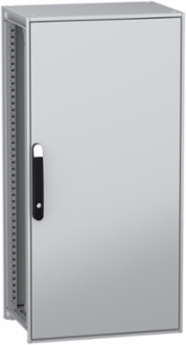 Floor standing modular electrical enclosure, PanelSeT SFN, decarbonized steel, mounting plate, 1200x600x400mm, IP55