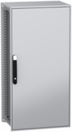 Floor standing modular electrical enclosure, PanelSeT SFN, decarbonized steel, mounting plate, 1200x600x400mm, IP55
