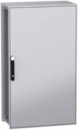 Floor standing modular electrical enclosure, PanelSeT SFN, decarbonized steel, mounting plate, 1400x800x400mm, IP55