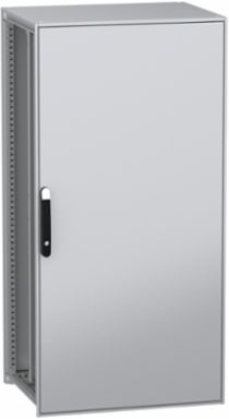 Floor standing modular electrical enclosure, PanelSeT SFN, decarbonized steel, mounting plate, 1600x800x600mm, IP55