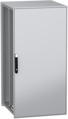 Floor standing modular electrical enclosure, PanelSeT SFN, decarbonized steel, mounting plate, 1600x800x800mm, IP55