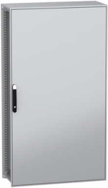 Floor standing modular electrical enclosure, PanelSeT SFN, decarbonized steel, 1800x1000x400mm, IP55