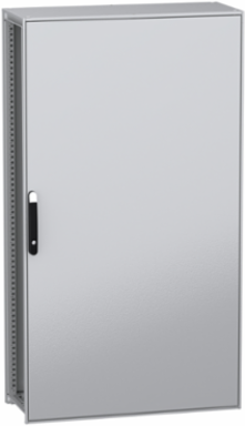 Floor standing modular electrical enclosure, PanelSeT SFN, decarbonized steel, mounting plate, 1800x1000x400mm, IP55