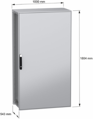 PanelSeT SFN Floor Standing Enclosure 1800x1000x500mm, IP55, 54.4kg