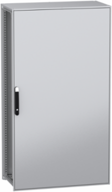 Floor standing modular electrical enclosure, PanelSeT SFN, decarbonized steel, mounting plate, 1800x1000x500mm, IP55