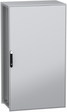 Floor standing modular electrical enclosure, PanelSeT SFN, decarbonized steel, mounting plate, 1800x1000x600mm, IP55