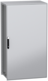Floor standing modular electrical enclosure, PanelSeT SFN, decarbonized steel, mounting plate, 1800x1000x600mm, IP55