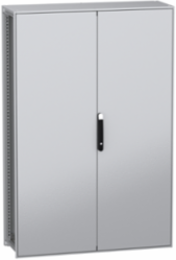 Floor standing modular electrical enclosure, PanelSeT SFN, decarbonized steel, 1800x1200x400mm, 2 doors, IP55