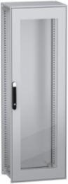 Floor standing modular electrical enclosure, PanelSeT SFN, decarbonized steel, glazed door, 1800x600x400mm, IP55