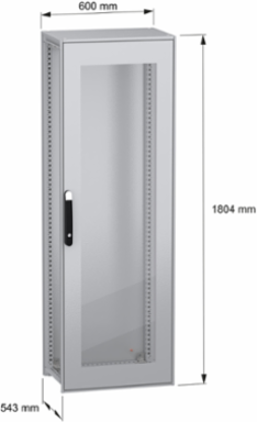 PanelSeT SFN Floor Standing Enclosure 1800x600x500mm IP55