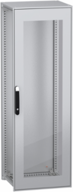 Floor standing modular electrical enclosure, PanelSeT SFN, decarbonized steel, glazed door, 1800x600x500mm, IP55