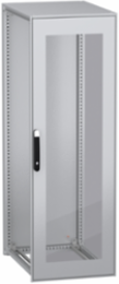Floor standing modular electrical enclosure, PanelSeT SFN, decarbonized steel, glazed door, 1800x600x800mm, IP55
