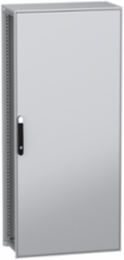 Floor standing modular electrical enclosure, PanelSeT SFN, decarbonized steel, mounting plate, 1800x800x400mm, IP55