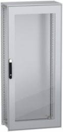 Floor standing modular electrical enclosure, PanelSeT SFN, decarbonized steel, glazed door, 1800x800x400mm, IP55