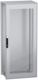Floor standing modular electrical enclosure, PanelSeT SFN, decarbonized steel, glazed door, 1800x800x500mm, IP55