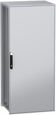 Floor standing modular electrical enclosure, PanelSeT SFN, decarbonized steel, mounting plate, 1800x800x600mm, IP55