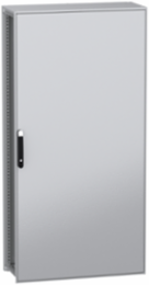 Floor standing modular electrical enclosure, PanelSeT SFN, decarbonized steel, mounting plate, 2000x1000x400mm, IP55